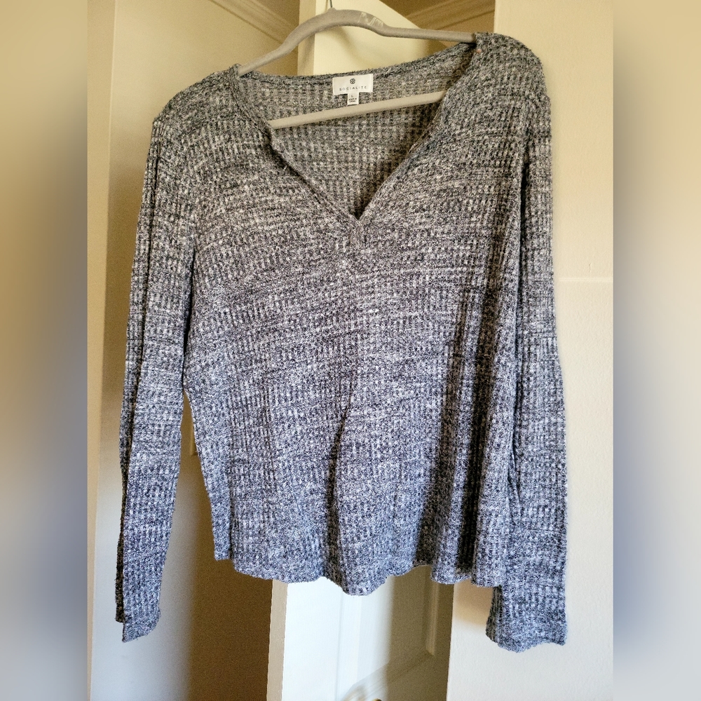 Socialite Long Sleeve Thermal Henley Top